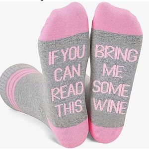 NEW “Bring me some wine” socks